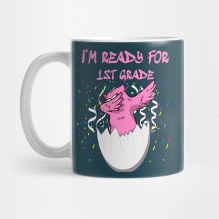 my first day of kindergarten sign Mug